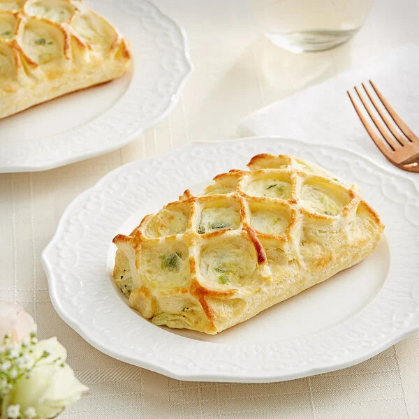 PUFF PASTRY WITH LEEKS + PARMESAN