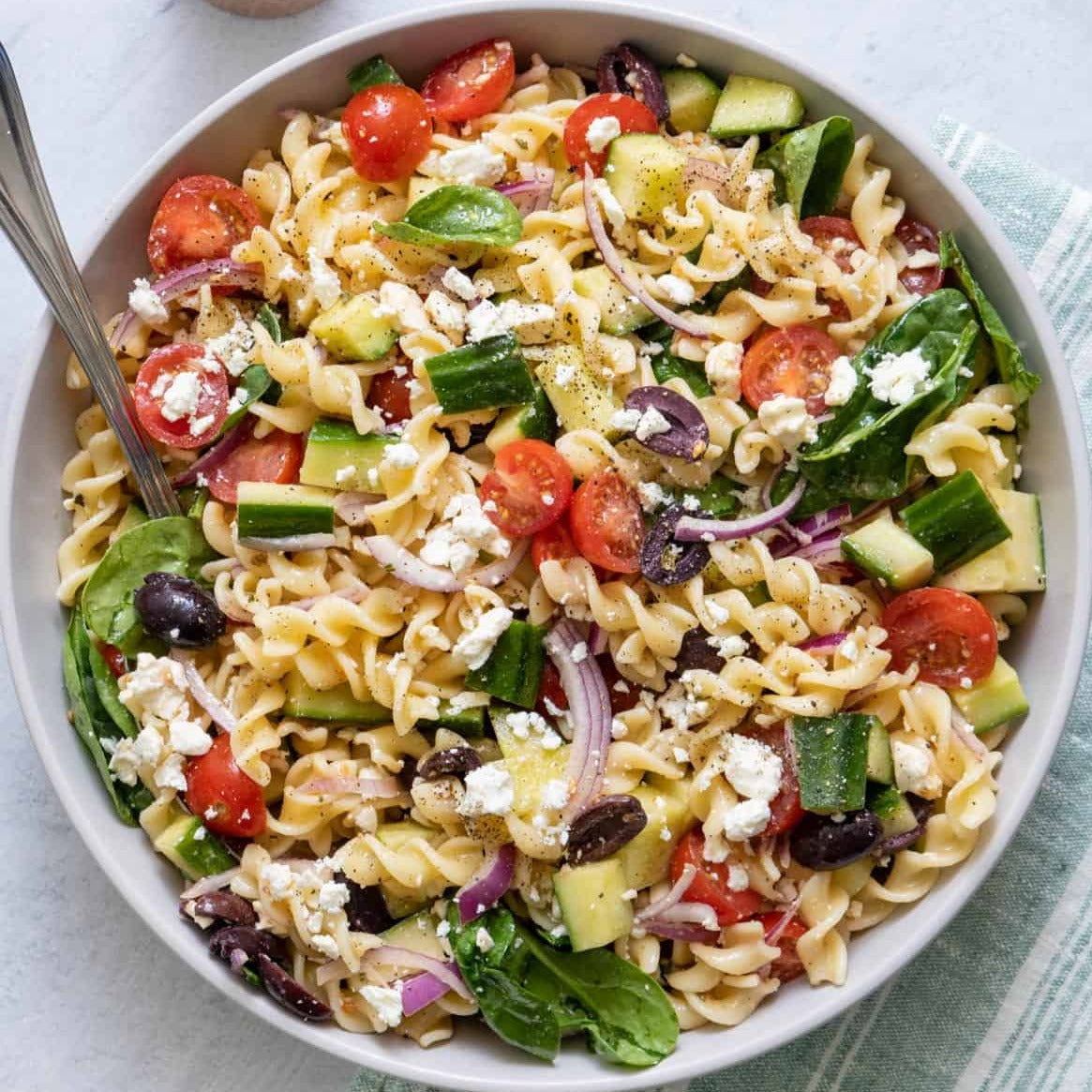 MEDITERRANEAN PASTA SALAD | 2 SIZES | VEGETARIAN